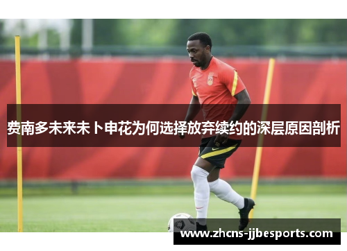 费南多未来未卜申花为何选择放弃续约的深层原因剖析 费南多未来未卜申花为何选择放弃续约的深层原因剖析